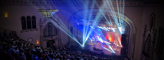 stage with lights header
